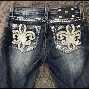 Miss Me Skinny Jeans Size 26 Style Number JE8029SR